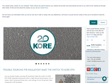 Tablet Screenshot of kore-system.com